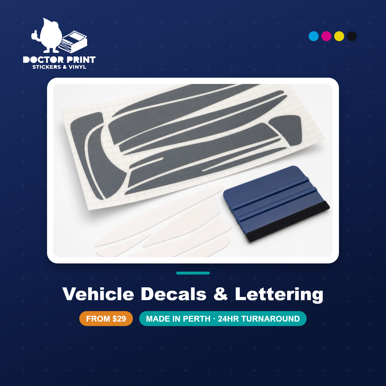 Vehicle Decals & Lettering — Professor Print brand hero