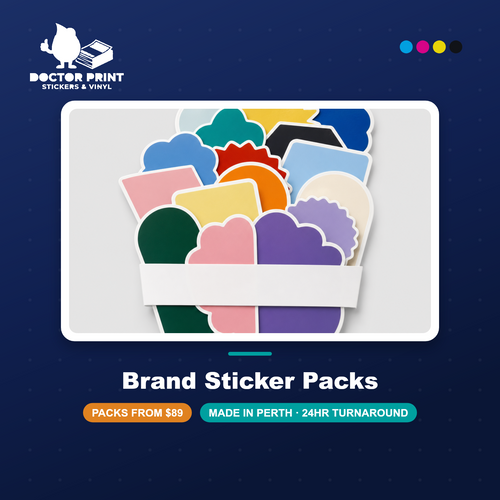 Brand Sticker Packs — Professor Print brand hero