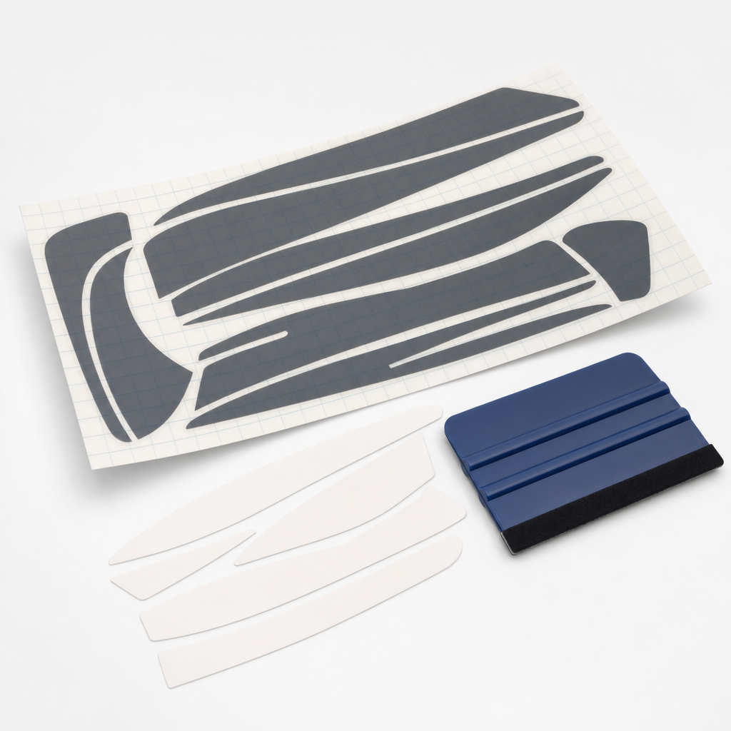 Cut vinyl vehicle decals and lettering with transfer tape — Professor Print Perth